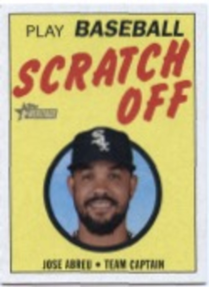 2019 Topps Heritage '70 Topps Scratch Offs #29 Jose Abreu