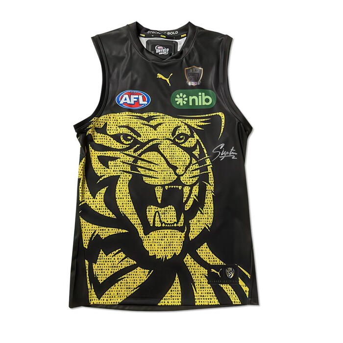 Toby Nankervis #25 Richmond 2025 Signed Charity Shield Player Guernsey