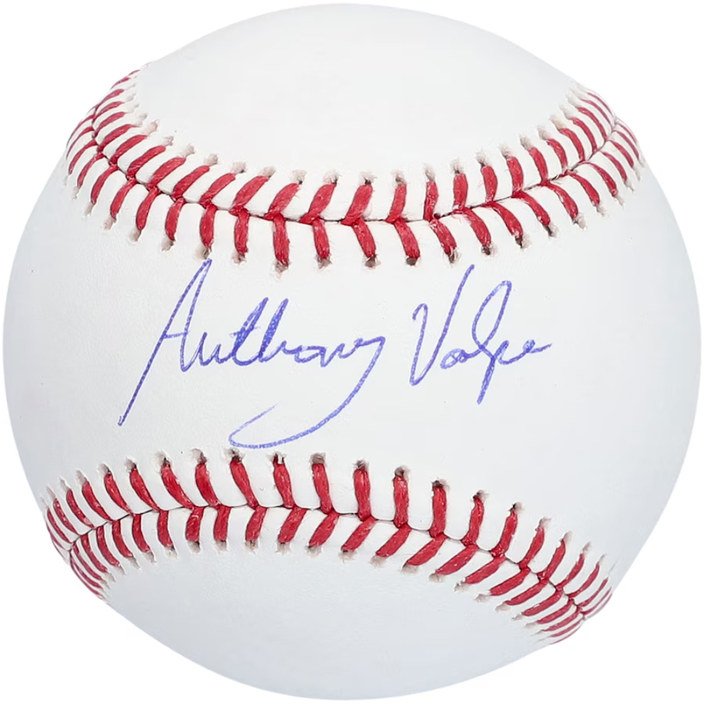 Anthony Volpe Signed Grand Slam Photo & Baseball | New York