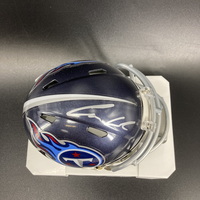 NFL - Titans Cam Ward Signed Mini Helmet
