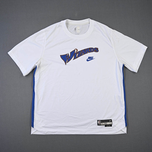 Image of Wright, Delon - Washington Wizards - Game-Issued City Edition Short-Sleeved Shooting Shirt - 2022-23 NBA Season