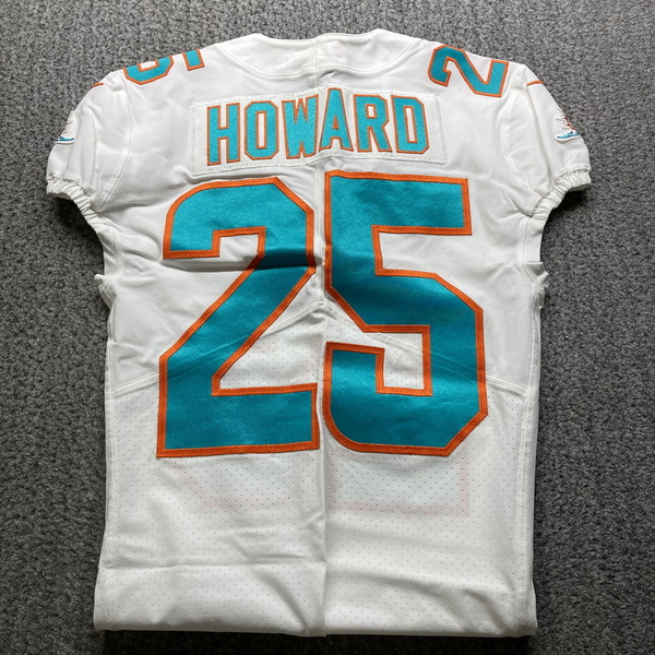 STS - Dolphins Xavien Howard Game Worn Jersey 2021 Season Size 38 (Washe...
