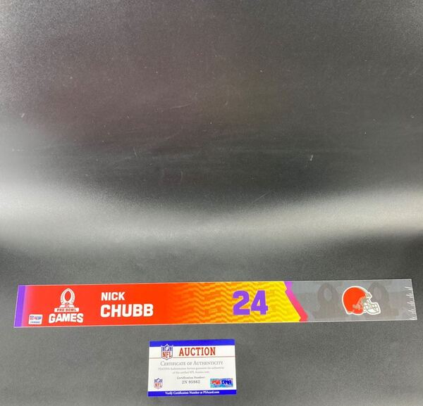 NFL - Browns Nick Chubb 2023 Pro Bowl Games Nameplate Special Edition 1 ...