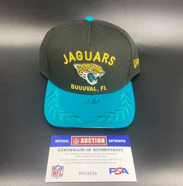 NFL - Jaguars Travis Hunter Signed 2025 Draft Hat