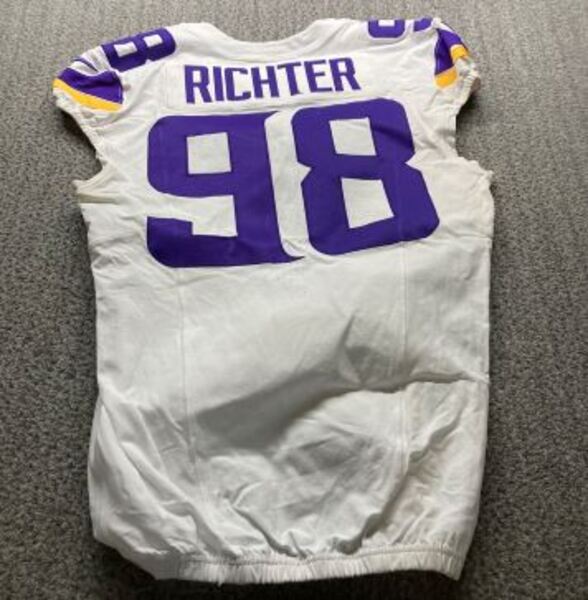 London Games - Vikings Bo Richter Game Worn Jersey (10/05/2025) Size 44 ...