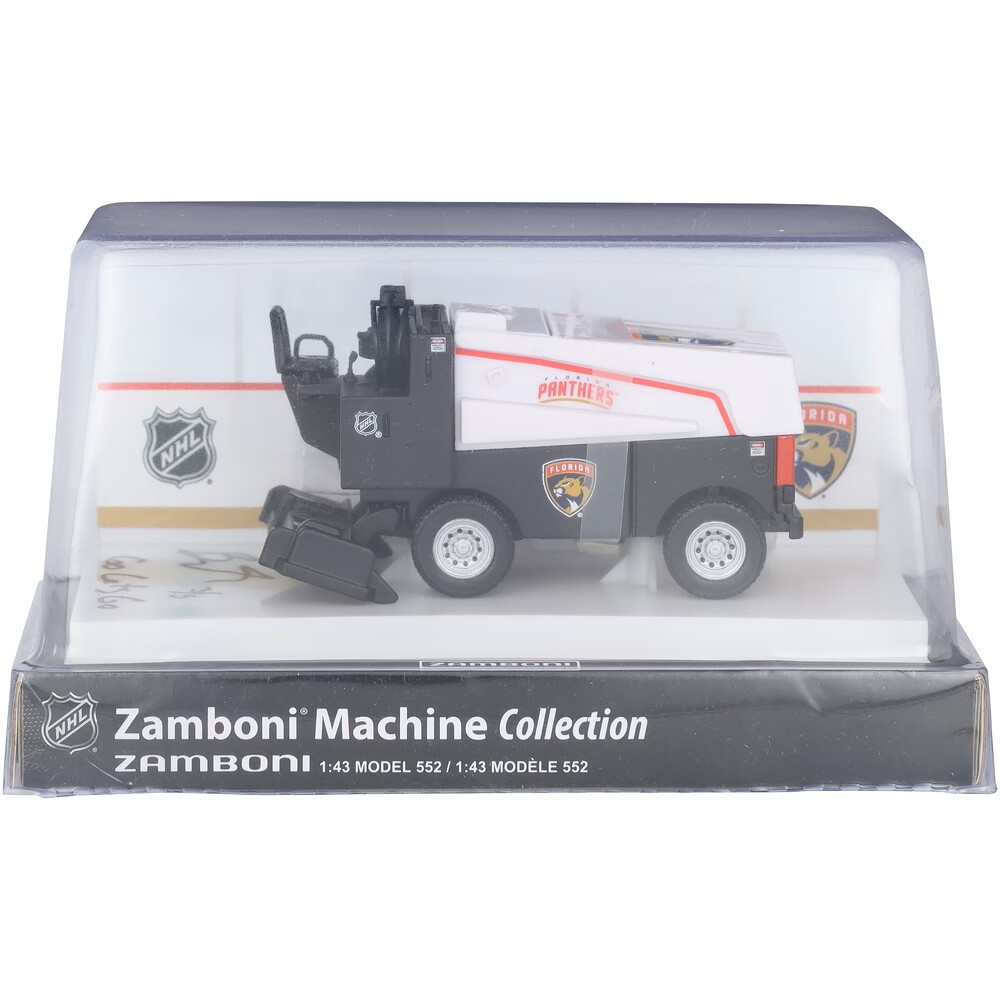 Brady Tkachuk Florida Panthers Autographed 1:43 Scale Die-Cast Zamboni with 