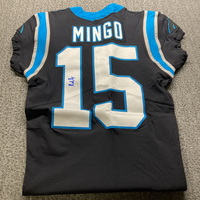 Red Cross - Panthers Jonathan Mingo Signed Authentic Jersey Size 38