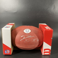 Colts - Darius Leonard Signed Authentic Football With Colts Logo