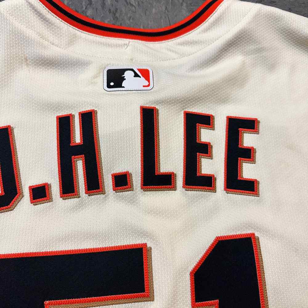 2025 Game-Used & Autographed & Inscribed Home Cream Jersey - #51