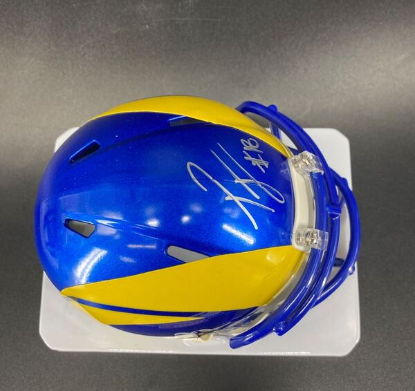 NFL - Rams Terrance Ferguson Signed Mini Helmet