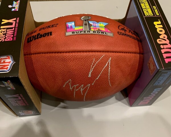 Bad Bunny - Signed  Authentic SBLX Football 