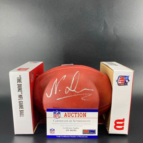 NFL - Eagles Nakobe Dean Signed Authentic Football