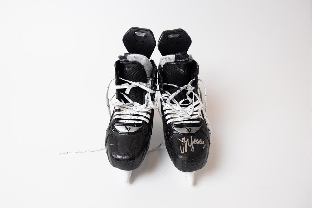 Signed and Game-Used Bauer Skates by #44 Vladislav Gavrikov - New York Rangers