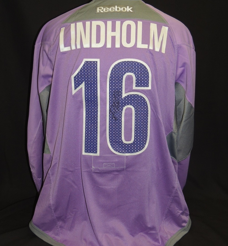 Carolina Hurricanes Elias Lindholm 16 Hockey Fights Cancer Jersey
