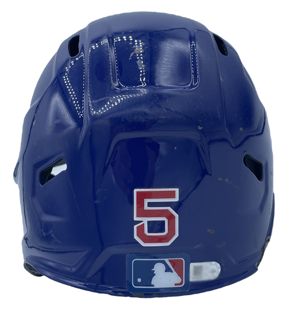 5 TeamIssued Cracked Batting Helmet 2022 Season Size 7 3/8