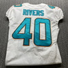 NFL - Dolphins David Rivers Game Cut Jersey Size 38