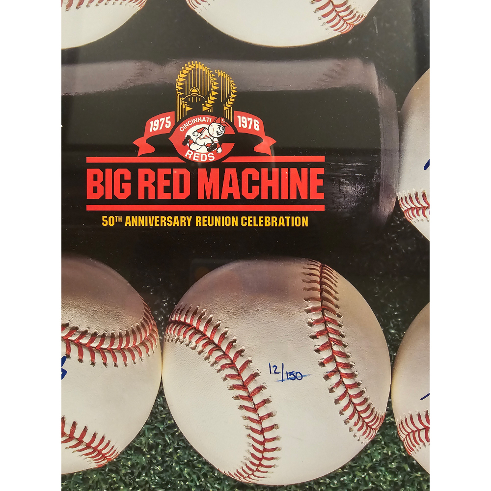 Autographed Big Red Machine Framed Poster - 28x22 | Cincinnati