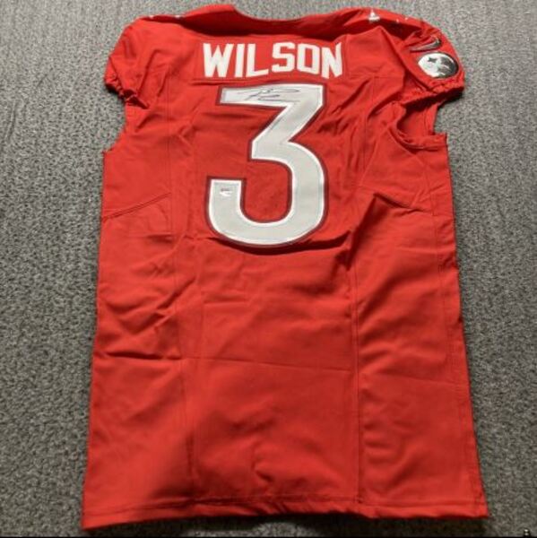 NFL - Steelers Russell Wilson Signed Authentic Team Issued Pro Bowl Game...