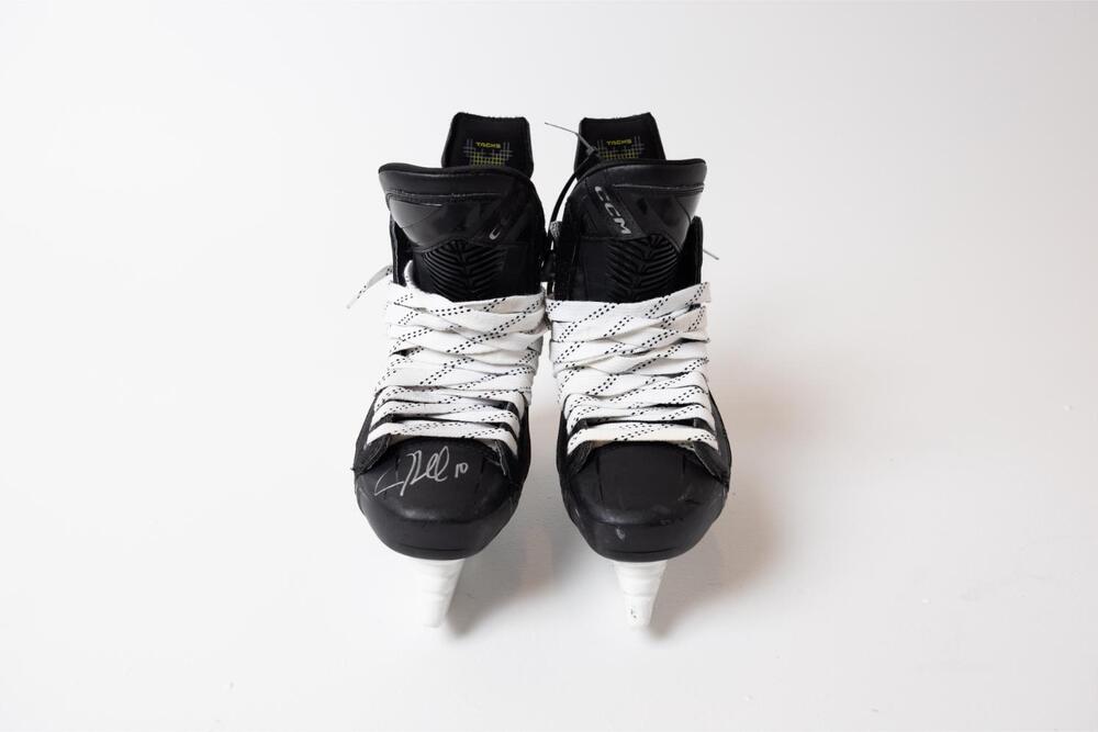 Signed and Game-Used CCM Skates by #10 JT Miller - New York Rangers