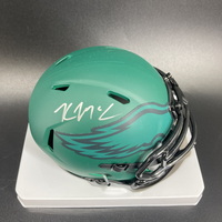 NFL - Eagles Kyle McCord Signed Rave Mini Helmet