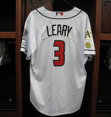 #3 Cameron Leary / Jonny Butler Size M Lansing Lugnuts - Home White Jersey