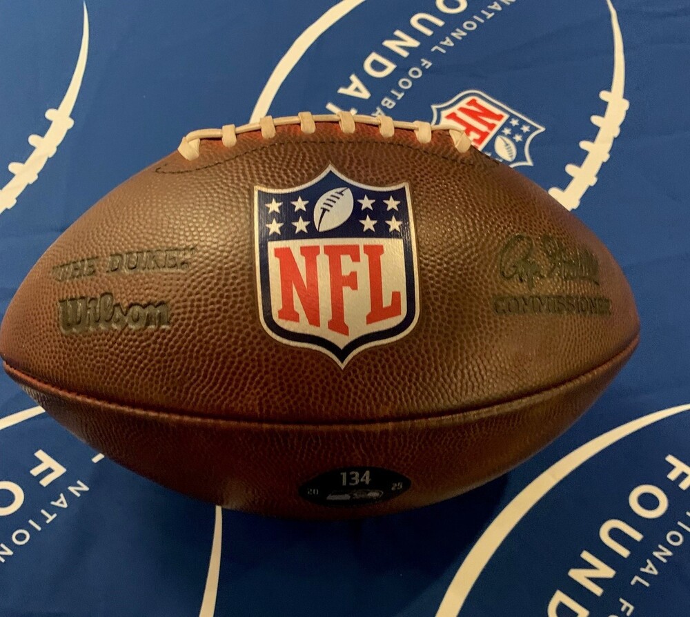 NFC Championship Game Used Ball signed by Jaxon Smith-Njigba