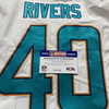 NFL - Dolphins David Rivers Game Cut Jersey Size 38