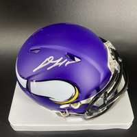 NFL - Vikings Dallas Turner Signed Mini Helmet