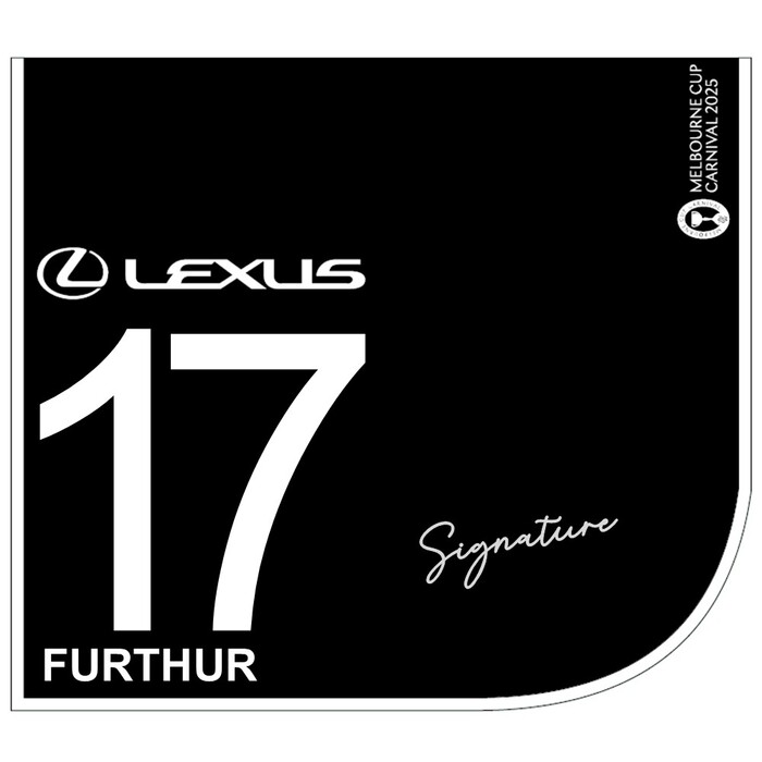 Photo of #17 Furthur - Michael Dee Signed Lexus Melbourne Cup Saddlecloth