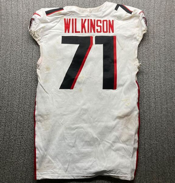 Berlin Game - Falcons Elijah Wilkinson Game Worn Jersey (11/09/2025) Siz...