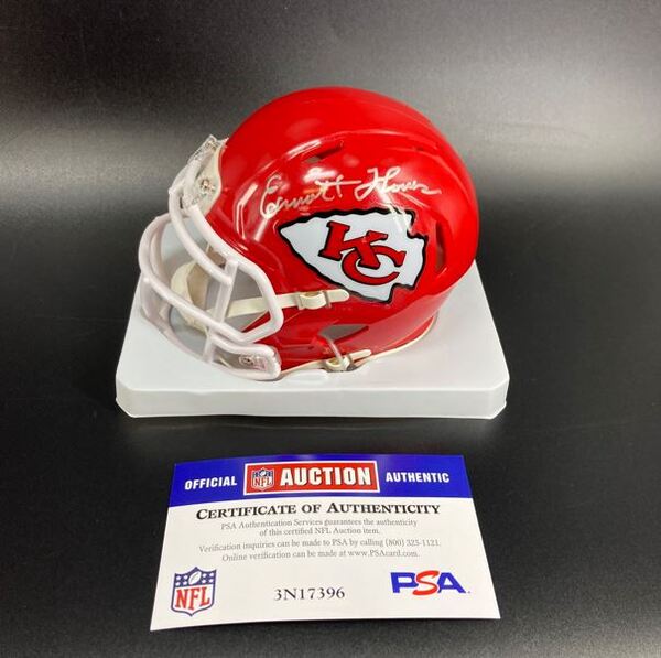 HOF - Chiefs Emmitt Thomas Signed Mini Helmet