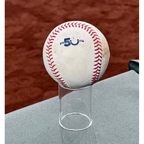 Game-Used Baseball - LAA @ TEX 5/18/2022 - P: Shohei Ohtani - B: Adolis Garcia - K