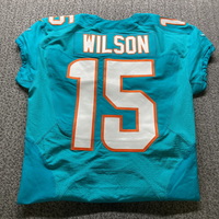 Dolphins - Albert Wilson Game Isseud Jersey Size 38