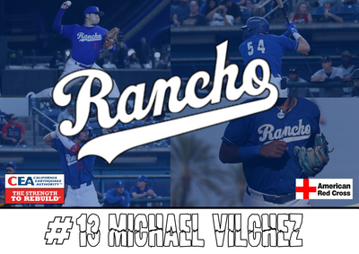 Blue Rancho Jersey #13 Michael Vilchez - Size 48