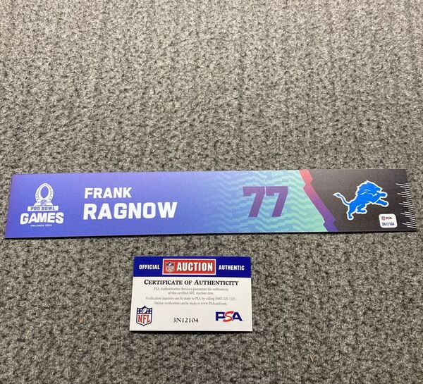 NFL - Lions Frank Ragnow 2024 Pro Bowl Games Nameplate 1 of 1