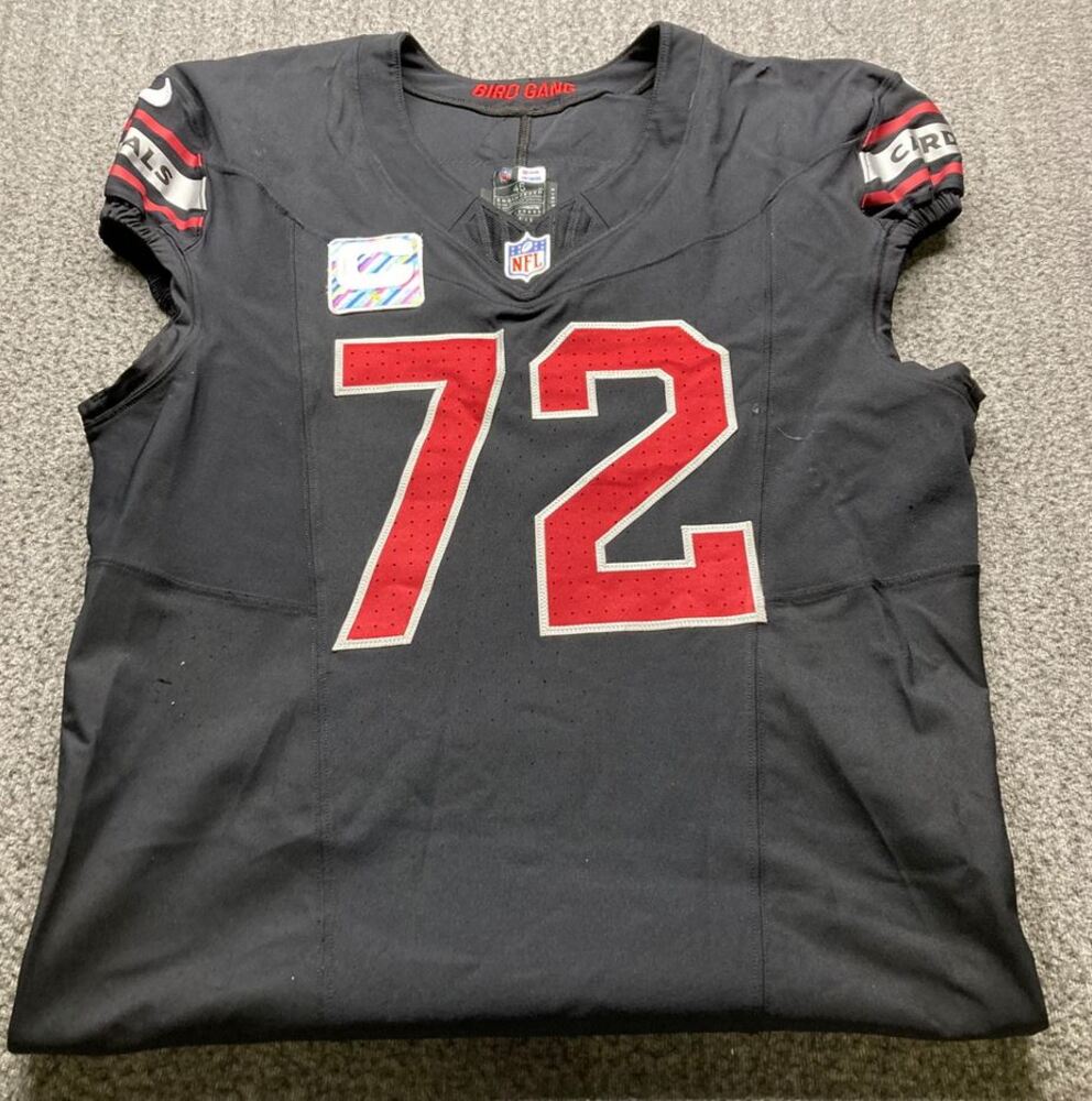 Crucial Catch - Cardinals Hjalte Froholdt Game Worn Jersey (10/05