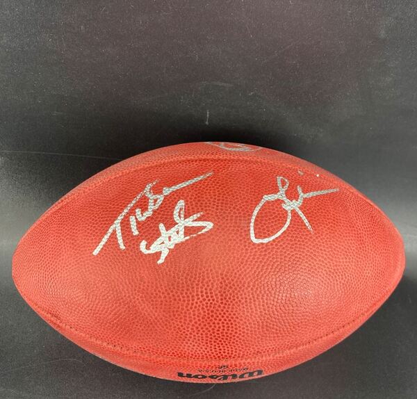 NFL - Authentic Football With Super Bowl LIX Logo Signed By Pre Game Per...