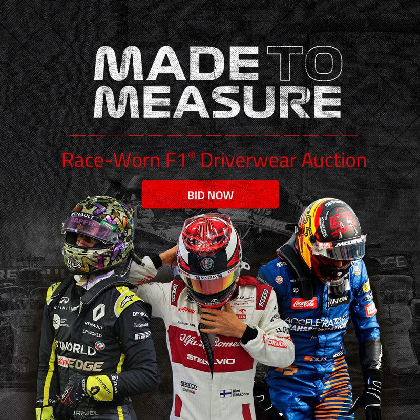 F1 Authentics Your premier source for authentic F1® memorabilia