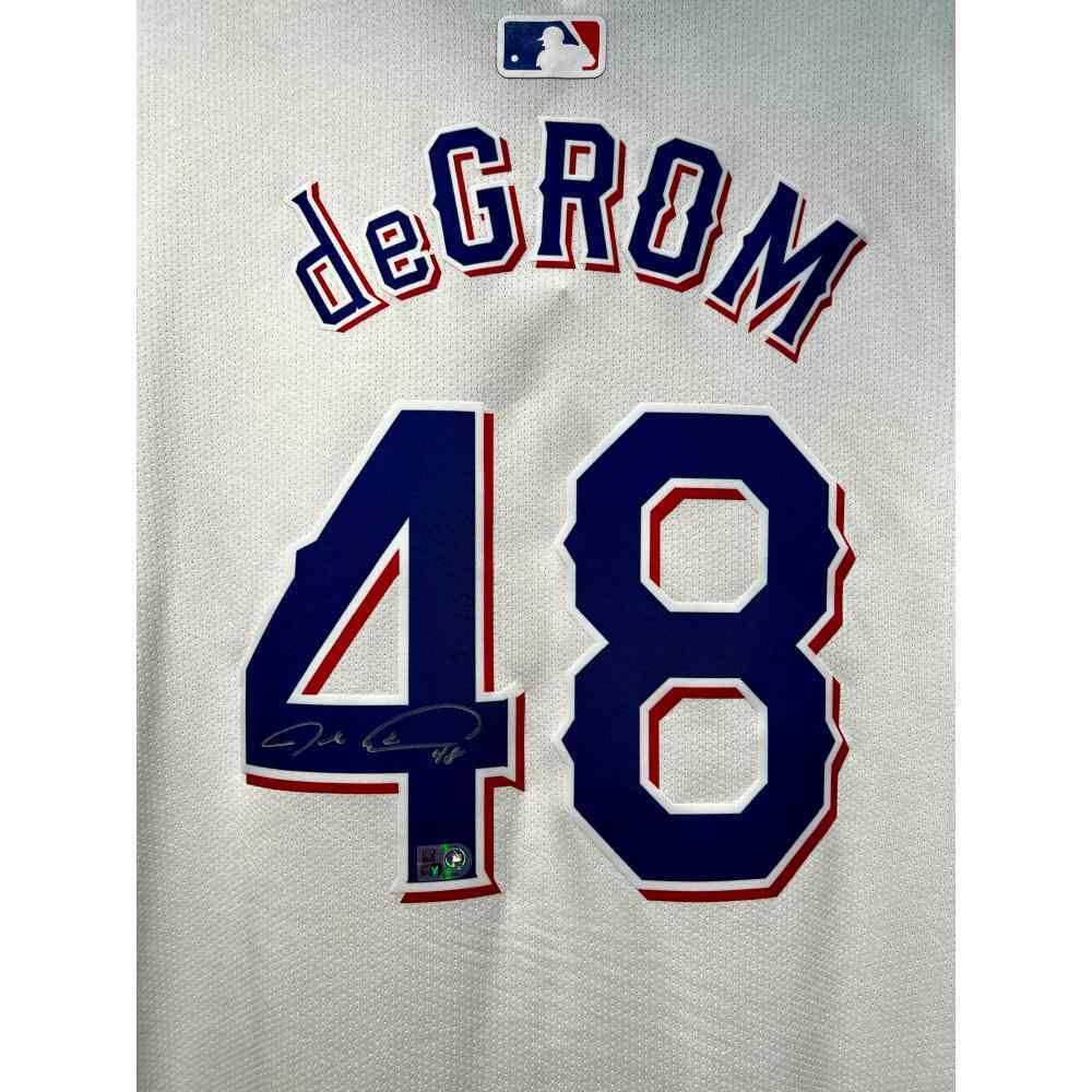 デグロム テキサス レンジャーズ 直筆サイン入りユニフォーム The official auction site of Rangers Auctions | Texas Rangers Auctions