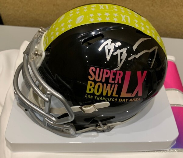 Bad Bunny - Signed SBLX Mini Helmet