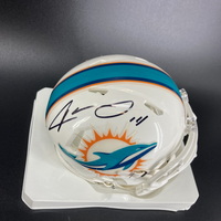 Dolphins - Jarvis Landry Signed Mini Helmet