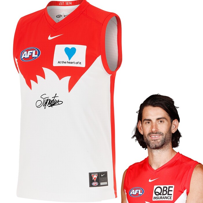 Photo of Brodie Grundy #4 Sydney Swans 2025 QBE Charity Guernsey