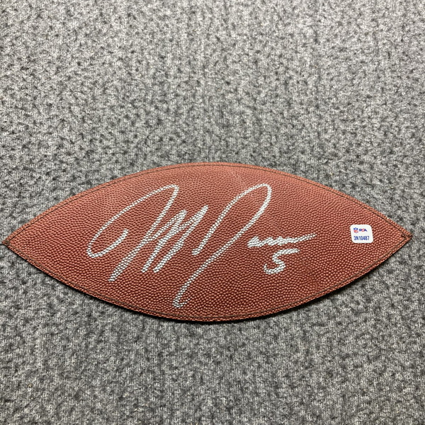 NFL - Browns Jeff Garcia Signed Authentic Panel