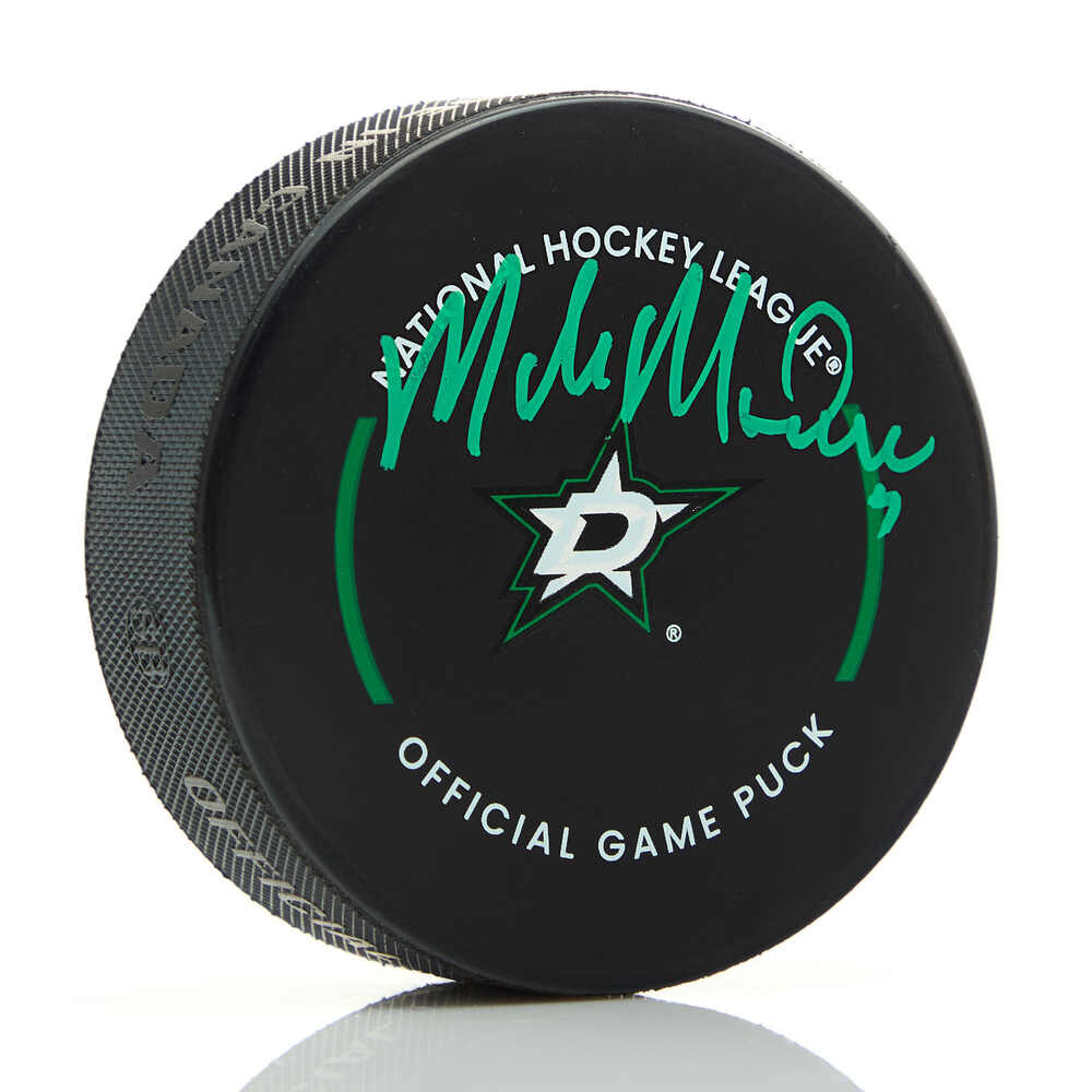 Mike Modano Signed Dallas Stars Official Game Puck