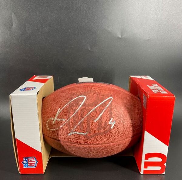 NFL - Vikings Dalvin Cook Signed Authentic Football with Pro Bowl Logo