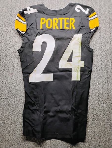 STS - Steelers Joey Porter Jr Game Used Jersey (11/17/24) Size 38
