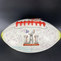 NFL - Falcons Multi Signed Commemorative Super Bowl LI Panel Ball Signed...