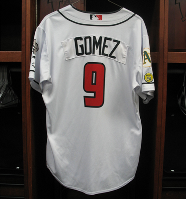 #9 Mario Gomez Size M Lansing Lugnuts - Home White Jersey