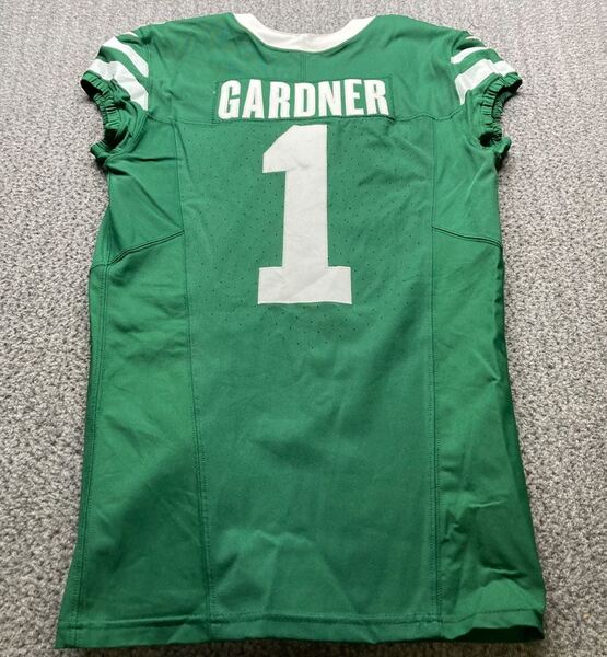 London Games - Jets Sauce Gardner Game Worn Jersey (10/12/2025) Size 38 ...