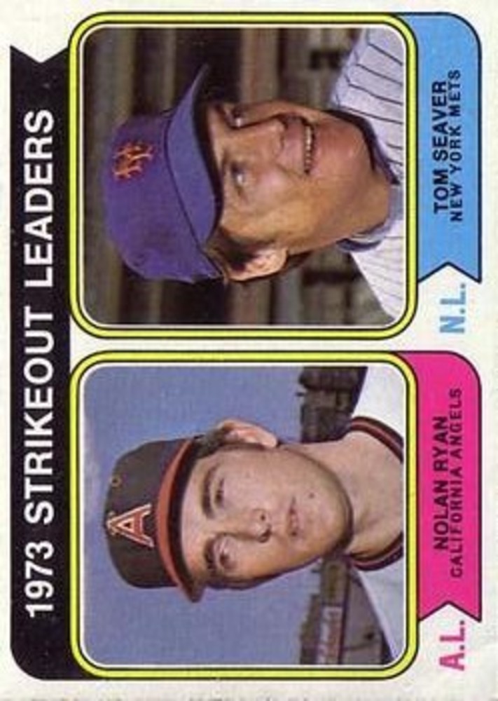 1974 Topps #207 Strikeout Leaders/Nolan Ryan/Tom Seaver